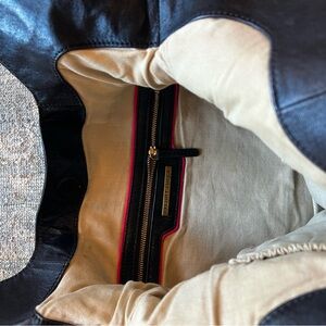 CLOSET PURGE - Elliot Lucca Black Leather Tote. Lightly worn but needs new home.